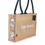 Hop Hare Jute Big Bag - I am Brave - immagine 8