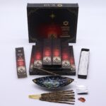 Red Agate Crystal Scents Smudge Incense - Saffron - immagine 4