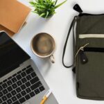 Canvas Large Laptop Pouch - Olive - 30x40cm - immagine 6