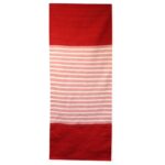 Indian Cotton Rug - 70x170cm - Red/Pink