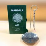 Rope Incense and Silver Plated Holder Set - Mandala Flower - immagine 6