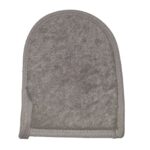 Bamboo & Linen Bath Mitt  - Charcoal - immagine 2