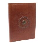Leather Tigereye Notebook 17x12 cm - immagine 2