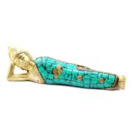 Brass Buddha Figure - Lying Down - 10cm - immagine 3