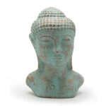 Tranquility Buddha Head  - Green Copper - immagine 4