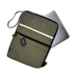 Canvas Large Laptop Pouch - Olive - 30x40cm - immagine 5