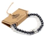 Magnetic Gemstone Bracelet - Rock Quartz - immagine 2