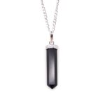 Gemstone Classic Point Pendant - Black Agate - immagine 6