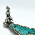 Buddha Long Leaf Tibetan Decor Incense Holder - immagine 4