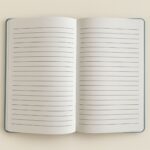 Light Blue Velvet Notebook - 80 pages - Embrace The Journey - immagine 3
