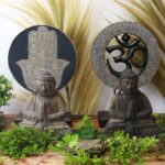 Buddha Feng Shui Set - Om - Grey & Black (2 Designs) - immagine 6
