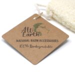 Natural Loofah Scrub on Rope - 5" - 12.7 cm - immagine 2