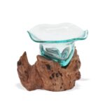 Molton Glass Fancy Sweet Bowl on Wood - immagine 3