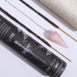 Ancient Witch Spell Incense - Love - Rose Quartz Pendulum - immagine 4