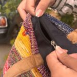 Recycled Big Rug Bag - Shades of Pink - immagine 2