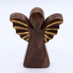 Medium Mango Wood Angel - Gold Decor - immagine 5