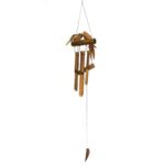 1x Coconut Twin Birds Windchimes