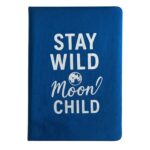 Dark Blue Velvet Notebook - 80 pages - Stay Wild Moon Child - immagine 3