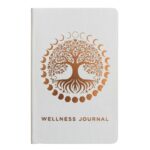 White Wellness Journal - 120 pages - Rose Gold Tree of Life - immagine 2