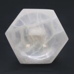Selenite Hex Bowl - 10cm - immagine 2