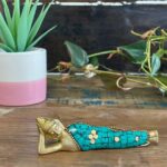 Brass Buddha Figure - Lying Down - 10cm - immagine 5