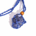 Crystal Gemstone Necklace Cord 45cm/18inch - Navy - immagine 5