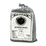 Yoga and Festival Pants - Thai Fisherman Mandala Mantra on Grey - immagine 4