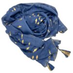 Nomad Sari On the Med Collection - Pario - Sea Blue & Gold Fish Design - immagine 7
