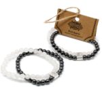 Magnetic Gemstone Bracelet - Rock Quartz - immagine 3