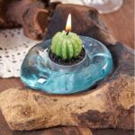 Molton Glass on Wood - Candle Holder - immagine 2
