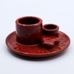 Palo Santo Stick & Smudge Holder - Mandala - Red with Heart Gloss - immagine 11