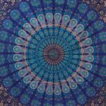 Double Cotton Bedspread + Wall Hanging - Classic Mandala 230cm x 200cm - immagine 2