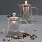 Glass Infuser Teapot - Tower Shape - 350ml - immagine 3