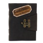 Leather Black Confessions with Lock Notebook (18x13 cm) - immagine 5