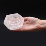 Selenite Hex Bowl - 10cm - immagine 4