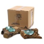 Molton Glass on Wood - Candle Holder - immagine 5