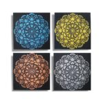 Set of 4 Mandala Brocade Detail 30x30cm - immagine 2