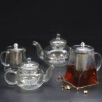 Glass Infuser Teapot - Contemporary - 550ml - immagine 4
