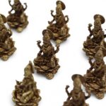 Brass Miniature Gods - Laxmi (11gms)  - 30mm - immagine 6