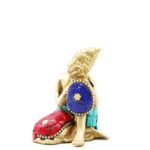 Brass Buddha Figure - Lrg Head - 11.5 cm - immagine 11
