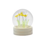 Floral Glow Garden Dome - 5 Sunflowers - LED Battery - immagine 4