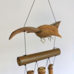 1x Coconut Blackbird Windchimes - immagine 3