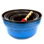 Large Chakra Set of Seven Singing Bowls (19.5-35cm) - immagine 4