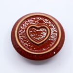 Palo Santo Stick & Smudge Holder - Mandala - Red with Heart Gloss - immagine 3