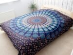 Double Cotton Bedspread + Wall Hanging - Classic Mandala 230cm x 200cm - immagine 4