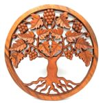 Tree of Life Grapes Panel - 40cm