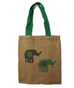 Large Jute Tote Bag - Mystic designs - Money Cat - immagine 4