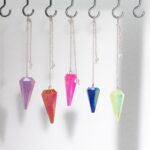 Six Sided Pendulum - Aurora Crysta Angel White - 4cm - immagine 2