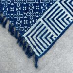 Handmade Indigo Throw - 170x120cm - Kasba Tiles - immagine 4