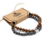 Magnetic Gemstone Bracelet - Tiger Eye - immagine 3
